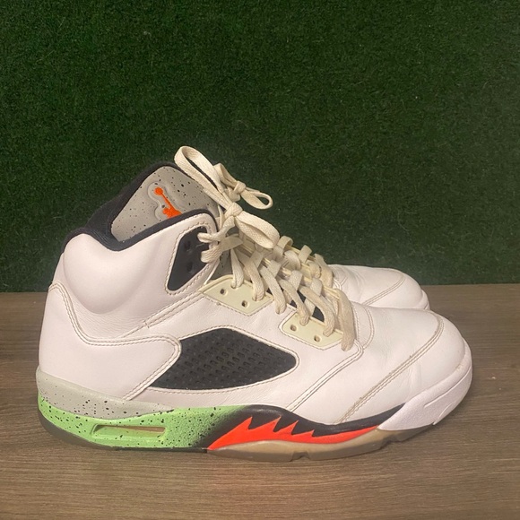 Jordan 5 Retro ‘Poison Green’ Size 9.5 - Picture 1 of 11